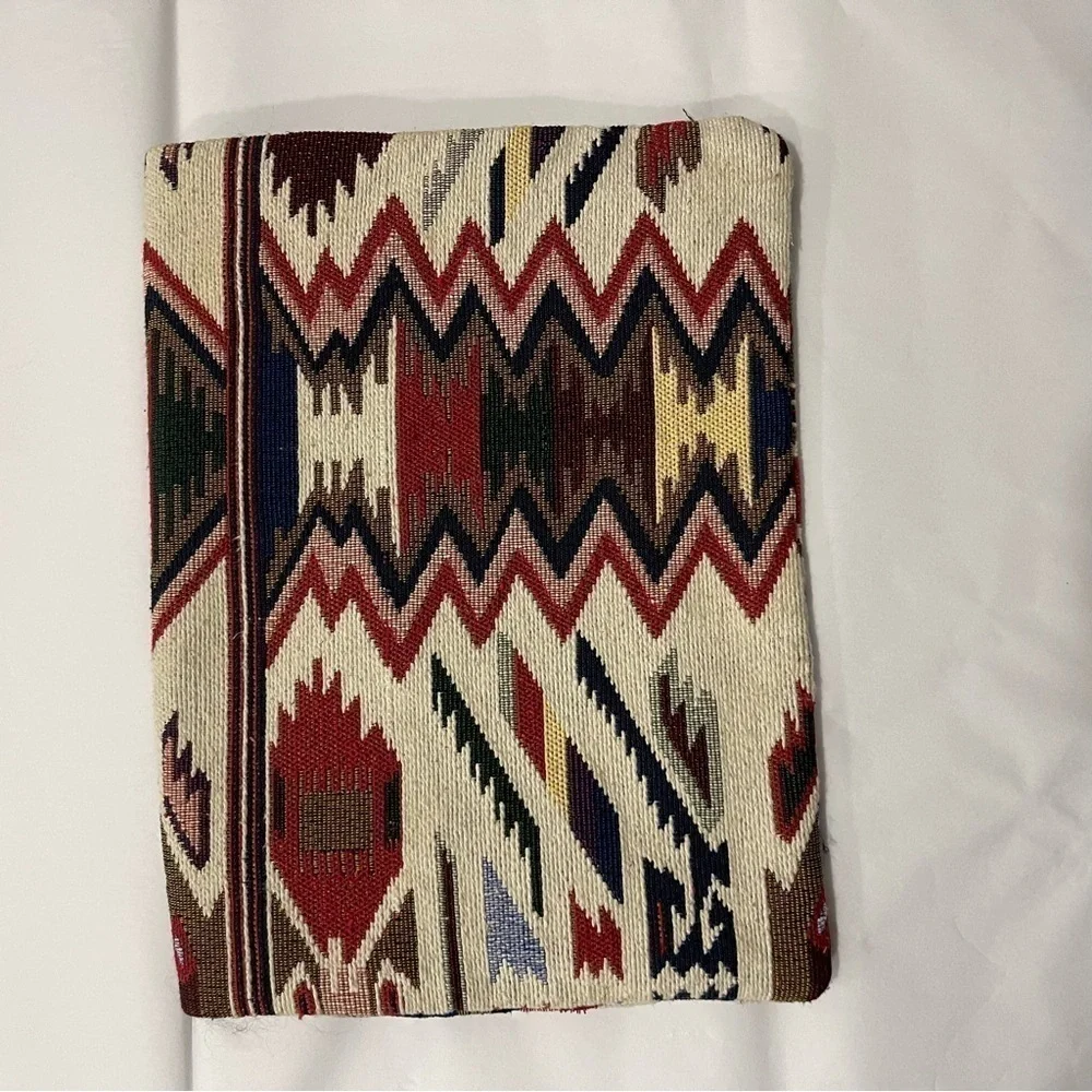 Sole Society Aztec Print Colorful Tassel Clutch Purse Bag